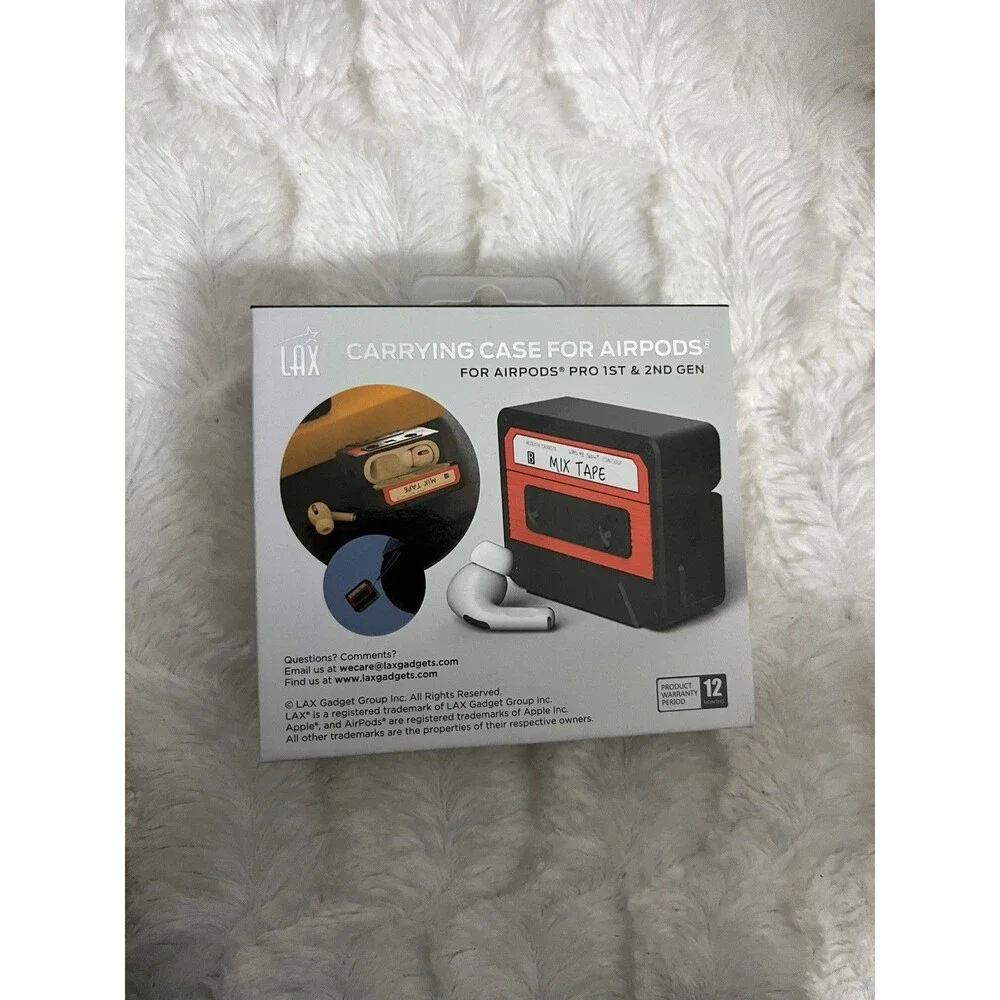 Mixed Tape Cassette Retro Vintage Case for AirPods Pro 2nd Gen